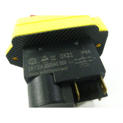 Кнопка свердлильного верстата 4 контакти з кришкою Nowa