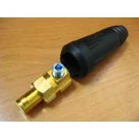 Штекер зварювального кабелю 35-50 (13 мм) Штекер зварювального кабелю 35-50 (13 мм)